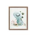 Picture of Sleepy Dino _GroupedProduct_Rectangle_Portrait_Mini_ _GroupedProduct_Rectangle_Portrait_Framed_Matted_
