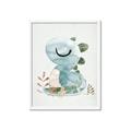 Picture of Sleepy Dino _GroupedProduct_Rectangle_Portrait_Mini_ _GroupedProduct_Rectangle_Portrait_Framed_Matted_
