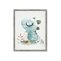 Picture of Sleepy Dino _GroupedProduct_Rectangle_Portrait_Mini_ _GroupedProduct_Rectangle_Portrait_Framed_Matted_