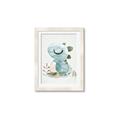 Picture of Sleepy Dino _GroupedProduct_Rectangle_Portrait_Mini_ _GroupedProduct_Rectangle_Portrait_Framed_Matted_