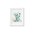 Picture of Sleepy Dino _GroupedProduct_Rectangle_Portrait_Mini_ _GroupedProduct_Rectangle_Portrait_Framed_Matted_
