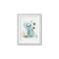 Picture of Sleepy Dino _GroupedProduct_Rectangle_Portrait_Mini_ _GroupedProduct_Rectangle_Portrait_Framed_Matted_