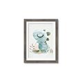 Picture of Sleepy Dino _GroupedProduct_Rectangle_Portrait_Mini_ _GroupedProduct_Rectangle_Portrait_Framed_Matted_