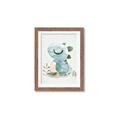 Picture of Sleepy Dino _GroupedProduct_Rectangle_Portrait_Mini_ _GroupedProduct_Rectangle_Portrait_Framed_Matted_