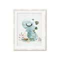 Picture of Sleepy Dino _GroupedProduct_Rectangle_Portrait_Mini_ _GroupedProduct_Rectangle_Portrait_Framed_Matted_