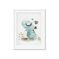 Picture of Sleepy Dino _GroupedProduct_Rectangle_Portrait_Mini_ _GroupedProduct_Rectangle_Portrait_Framed_Matted_
