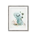 Picture of Sleepy Dino _GroupedProduct_Rectangle_Portrait_Mini_ _GroupedProduct_Rectangle_Portrait_Framed_Matted_
