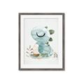Picture of Sleepy Dino _GroupedProduct_Rectangle_Portrait_Mini_ _GroupedProduct_Rectangle_Portrait_Framed_Matted_