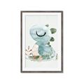 Picture of Sleepy Dino _GroupedProduct_Rectangle_Portrait_Mini_ _GroupedProduct_Rectangle_Portrait_Framed_Matted_