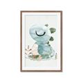 Picture of Sleepy Dino _GroupedProduct_Rectangle_Portrait_Mini_ _GroupedProduct_Rectangle_Portrait_Framed_Matted_