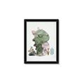 Picture of Smiley Dino _GroupedProduct_Rectangle_Portrait_Mini_ _GroupedProduct_Rectangle_Portrait_Framed_Matted_