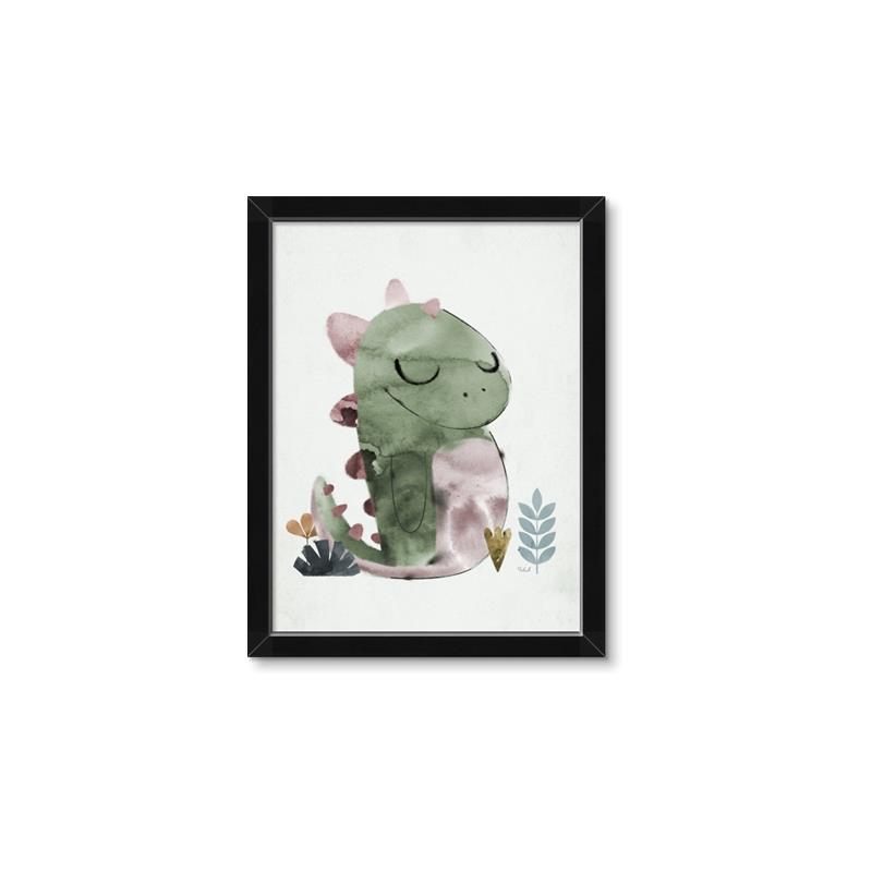 Picture of Smiley Dino _GroupedProduct_Rectangle_Portrait_Mini_ _GroupedProduct_Rectangle_Portrait_Framed_Matted_