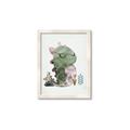 Picture of Smiley Dino _GroupedProduct_Rectangle_Portrait_Mini_ _GroupedProduct_Rectangle_Portrait_Framed_Matted_