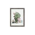 Picture of Smiley Dino _GroupedProduct_Rectangle_Portrait_Mini_ _GroupedProduct_Rectangle_Portrait_Framed_Matted_