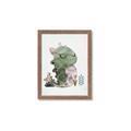 Picture of Smiley Dino _GroupedProduct_Rectangle_Portrait_Mini_ _GroupedProduct_Rectangle_Portrait_Framed_Matted_