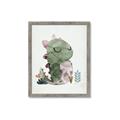 Picture of Smiley Dino _GroupedProduct_Rectangle_Portrait_Mini_ _GroupedProduct_Rectangle_Portrait_Framed_Matted_