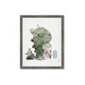 Picture of Smiley Dino _GroupedProduct_Rectangle_Portrait_Mini_ _GroupedProduct_Rectangle_Portrait_Framed_Matted_