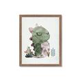 Picture of Smiley Dino _GroupedProduct_Rectangle_Portrait_Mini_ _GroupedProduct_Rectangle_Portrait_Framed_Matted_