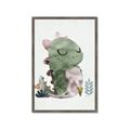 Picture of Smiley Dino _GroupedProduct_Rectangle_Portrait_Mini_ _GroupedProduct_Rectangle_Portrait_Framed_Matted_