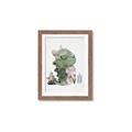 Picture of Smiley Dino _GroupedProduct_Rectangle_Portrait_Mini_ _GroupedProduct_Rectangle_Portrait_Framed_Matted_