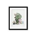 Picture of Smiley Dino _GroupedProduct_Rectangle_Portrait_Mini_ _GroupedProduct_Rectangle_Portrait_Framed_Matted_