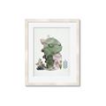 Picture of Smiley Dino _GroupedProduct_Rectangle_Portrait_Mini_ _GroupedProduct_Rectangle_Portrait_Framed_Matted_