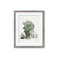 Picture of Smiley Dino _GroupedProduct_Rectangle_Portrait_Mini_ _GroupedProduct_Rectangle_Portrait_Framed_Matted_