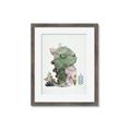 Picture of Smiley Dino _GroupedProduct_Rectangle_Portrait_Mini_ _GroupedProduct_Rectangle_Portrait_Framed_Matted_
