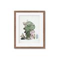Picture of Smiley Dino _GroupedProduct_Rectangle_Portrait_Mini_ _GroupedProduct_Rectangle_Portrait_Framed_Matted_