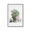 Picture of Smiley Dino _GroupedProduct_Rectangle_Portrait_Mini_ _GroupedProduct_Rectangle_Portrait_Framed_Matted_