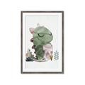 Picture of Smiley Dino _GroupedProduct_Rectangle_Portrait_Mini_ _GroupedProduct_Rectangle_Portrait_Framed_Matted_