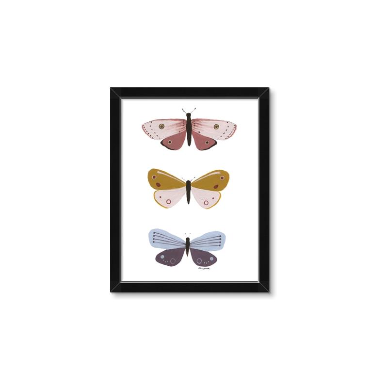 Picture of Pastel Butterflies I _GroupedProduct_Rectangle_Portrait_Mini_ _GroupedProduct_Rectangle_Portrait_Framed_Matted_