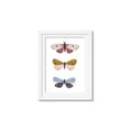 Picture of Pastel Butterflies I _GroupedProduct_Rectangle_Portrait_Mini_ _GroupedProduct_Rectangle_Portrait_Framed_Matted_