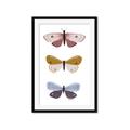 Picture of Pastel Butterflies I _GroupedProduct_Rectangle_Portrait_Mini_ _GroupedProduct_Rectangle_Portrait_Framed_Matted_