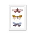 Picture of Pastel Butterflies I _GroupedProduct_Rectangle_Portrait_Mini_ _GroupedProduct_Rectangle_Portrait_Framed_Matted_