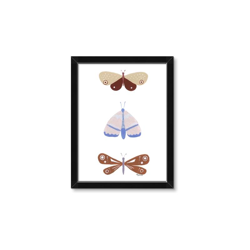 Picture of Pastel Butterflies II _GroupedProduct_Rectangle_Portrait_Mini_ _GroupedProduct_Rectangle_Portrait_Framed_Matted_
