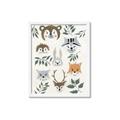 Picture of Safari Heads II (make bkg white) _GroupedProduct_Rectangle_Portrait_Mini_ _GroupedProduct_Rectangle_Portrait_Framed_Matted_