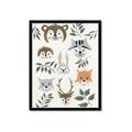 Picture of Safari Heads II (make bkg white) _GroupedProduct_Rectangle_Portrait_Mini_ _GroupedProduct_Rectangle_Portrait_Framed_Matted_