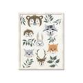 Picture of Safari Heads II (make bkg white) _GroupedProduct_Rectangle_Portrait_Mini_ _GroupedProduct_Rectangle_Portrait_Framed_Matted_