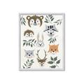Picture of Safari Heads II (make bkg white) _GroupedProduct_Rectangle_Portrait_Mini_ _GroupedProduct_Rectangle_Portrait_Framed_Matted_