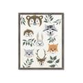 Picture of Safari Heads II (make bkg white) _GroupedProduct_Rectangle_Portrait_Mini_ _GroupedProduct_Rectangle_Portrait_Framed_Matted_