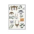 Picture of Safari Heads II (make bkg white) _GroupedProduct_Rectangle_Portrait_Mini_ _GroupedProduct_Rectangle_Portrait_Framed_Matted_
