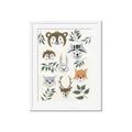 Picture of Safari Heads II (make bkg white) _GroupedProduct_Rectangle_Portrait_Mini_ _GroupedProduct_Rectangle_Portrait_Framed_Matted_