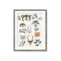 Picture of Safari Heads II (make bkg white) _GroupedProduct_Rectangle_Portrait_Mini_ _GroupedProduct_Rectangle_Portrait_Framed_Matted_