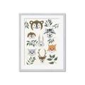 Picture of Safari Heads II (make bkg white) _GroupedProduct_Rectangle_Portrait_Mini_ _GroupedProduct_Rectangle_Portrait_Framed_Matted_