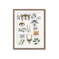 Picture of Safari Heads II (make bkg white) _GroupedProduct_Rectangle_Portrait_Mini_ _GroupedProduct_Rectangle_Portrait_Framed_Matted_