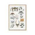 Picture of Safari Heads II (make bkg white) _GroupedProduct_Rectangle_Portrait_Mini_ _GroupedProduct_Rectangle_Portrait_Framed_Matted_