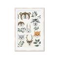Picture of Safari Heads II (make bkg white) _GroupedProduct_Rectangle_Portrait_Mini_ _GroupedProduct_Rectangle_Portrait_Framed_Matted_