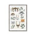 Picture of Safari Heads II (make bkg white) _GroupedProduct_Rectangle_Portrait_Mini_ _GroupedProduct_Rectangle_Portrait_Framed_Matted_