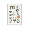 Picture of Safari Heads II (make bkg white) _GroupedProduct_Rectangle_Portrait_Mini_ _GroupedProduct_Rectangle_Portrait_Framed_Matted_